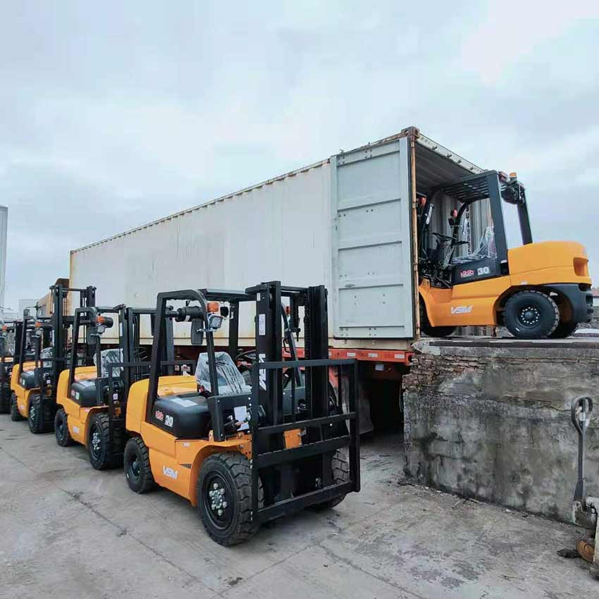 VSM Diesel Forklift Deliver To Middle East