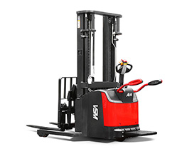 1.2-1.6T  Stand-on Pallet Stacker With Reach Fork